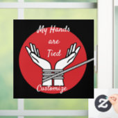 Hands Tied Thunder_Cove Raamsticker (Huis)