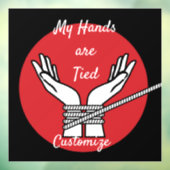 Hands Tied Thunder_Cove Raamsticker (Vel 3)
