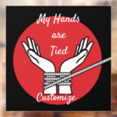 Hands Tied Thunder_Cove Raamsticker (Vel 2)