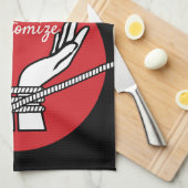 Hands Tied Thunder_Cove Theedoek (Quarter Fold)