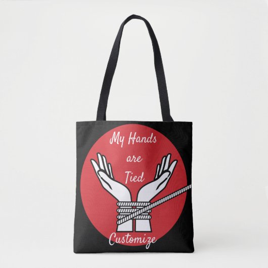 Hands Tied Thunder_Cove Tote Bag (Voorkant)