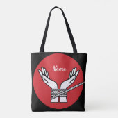 Hands Tied Thunder_Cove Tote Bag (Achterkant)