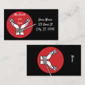 Hands Tied Thunder_Cove Visitekaartje (Voorkant / Achterkant)