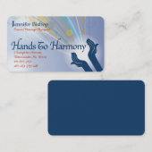 Hands To Harmony Kaart voor Jenny B Visitekaartje (Voorkant / Achterkant)