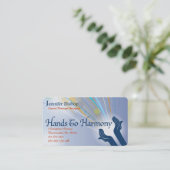 Hands To Harmony Kaart voor Jenny B Visitekaartje (Staand voorkant)