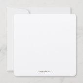 Hands Trees Love Rustic Eco Wedding Kaart (Achterkant)