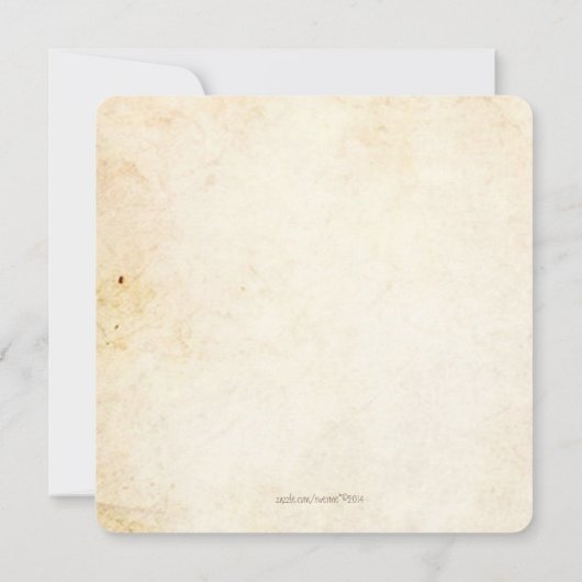 Hands Trees Love Rustic Fall Wedding Kaart (Achterkant)