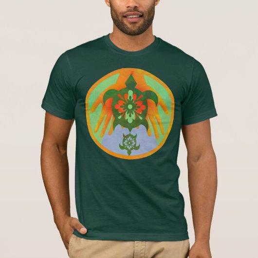Hands Turtles T-shirt (Voorkant)