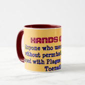 HANDS UIT Mok 1 (Voorkant links)