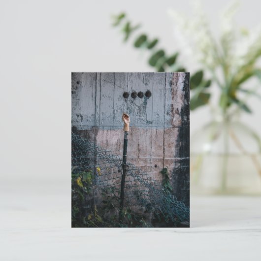 Hands Up Briefkaart (Staand voorkant)