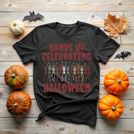Hands Up Celebrating Halloween T-shirt
