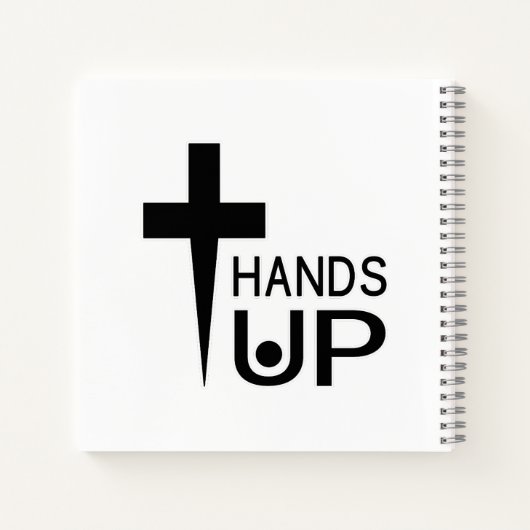 Hands Up Notitieboek (Achterkant)