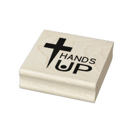 Hands Up Rubberstempel