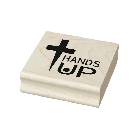 Hands Up Rubberstempel (Stempel)