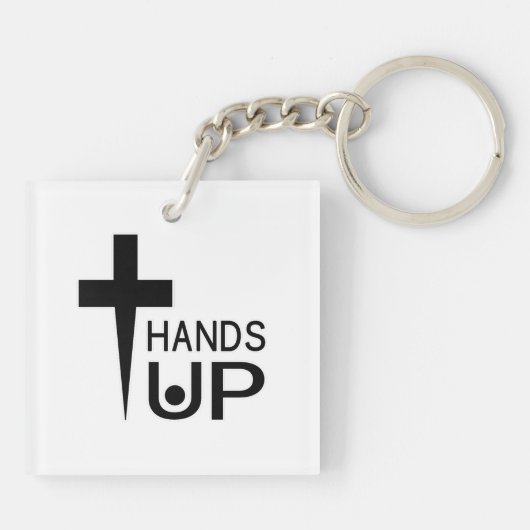 Hands Up Sleutelhanger (Achterkant)