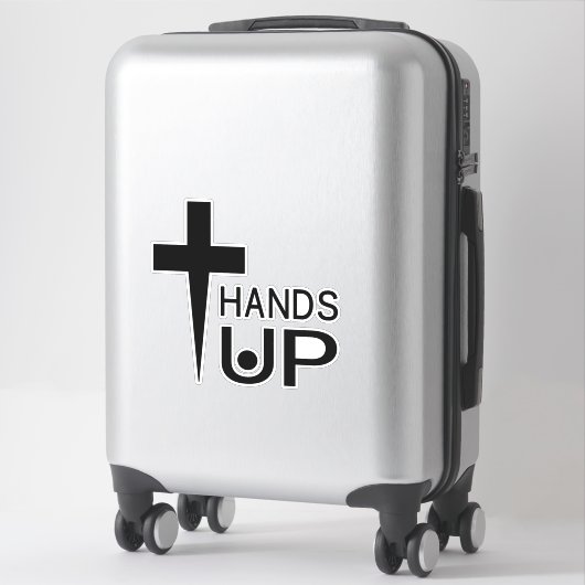 Hands Up Sticker (Koffer)