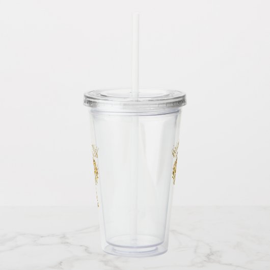 Hands Up Tree Leaders Family Reunion Party Custom Acryl Drinkbeker (Rechts)