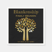 Hands Up Tree Leaves Family Reunion Essentials Servet (Voorkant)