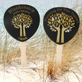 Hands Up Tree Leaves Family Reunion Party Handwaaier