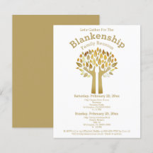 Hands Up Tree Leaves Family Reunion Sjabloon