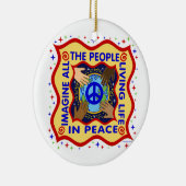 Hands van de vrede keramisch ornament (Rechts)