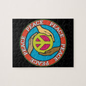 Hands van de vrede legpuzzel (Horizontaal)