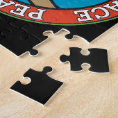 Hands van de vrede legpuzzel (Zijkant)