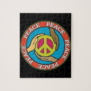 Hands van de vrede legpuzzel