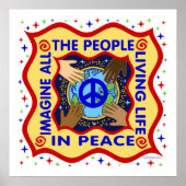 . Hands van de vrede Poster (Voorkant)