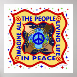 . Hands van de vrede Poster