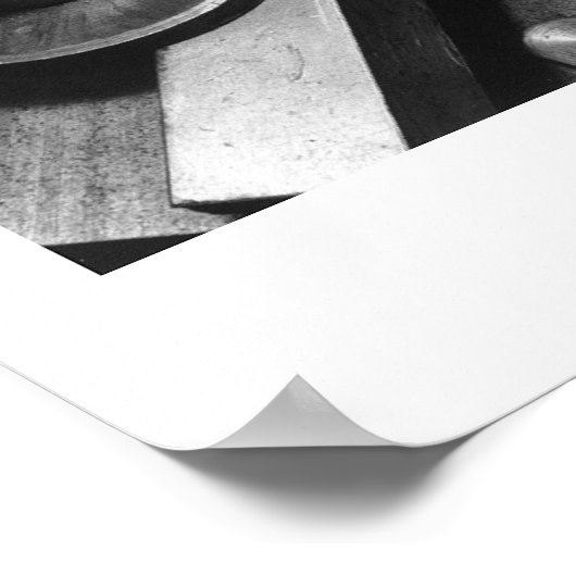 Hands van Lathe Worker 1943 Poster (Hoek)