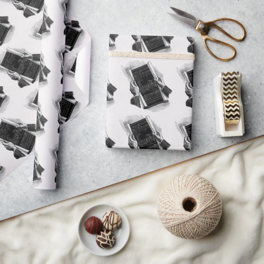 Hands w architecturale blauwdrukken,  Business Cadeaupapier (Crafts)