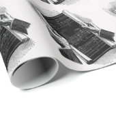 Hands w architecturale blauwdrukken,  Business Cadeaupapier (Rol Hoek)