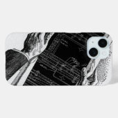 Hands w architecturale blauwdrukken,  Business Case-Mate iPhone Case (Achterkant (horizontaal))