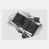 Hands w architecturale blauwdrukken,  Business Inpakpapier Vel (Voorkant 3)