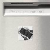 Hands w architecturale blauwdrukken,  Business Magneet (Insitu (Vaatwasser))