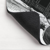 Hands w architecturale blauwdrukken,  Business Muismat (Hoek)