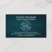 Hands Yin Yang Shiatsu Appointment Visitekaartje (Voorkant)