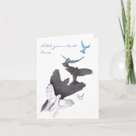 Handschaduw Vliegende vogels Verlichtingskunst Sur Kaart