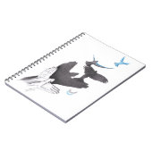 Handschaduw Vliegende vogels Verlichtingskunst Sur Notitieboek (Linkerzijde)