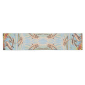 Handschilderd op aantal | Dolfijnen voor afspeeldo Korte Tafelloper (Horizontaal)