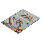 Handschilderd op aantal | Dolfijnen voor afspeeldo Notitieboek (Linkerzijde)