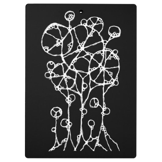 Handschilderen - Abstracte structuurgroep 1 + 2 Klembord (Achterkant)