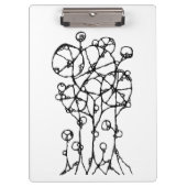 Handschilderen - Abstracte structuurgroep 1 + 2 Klembord (Voorkant)