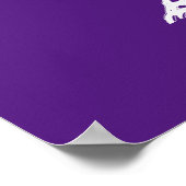 Handschilderen - Abstracte structuurgroep 4 Poster (Hoek)