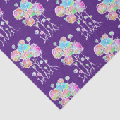 Handschilderen - Abstracte structuurgroep 4 Tissuepapier (Detail)