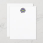 Handschilderend Mandala Klock Face 2 (Voorkant / Achterkant)