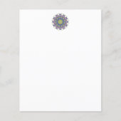 Handschilderend Mandala Klock Face 2 (Voorkant)