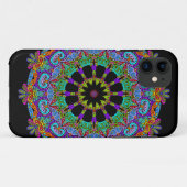 Handschilderend Mandala Klock Face 24 Case-Mate iPhone Case (Achterkant (horizontaal))
