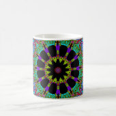 Handschilderend Mandala Klock Face 24 Koffiemok (Center)